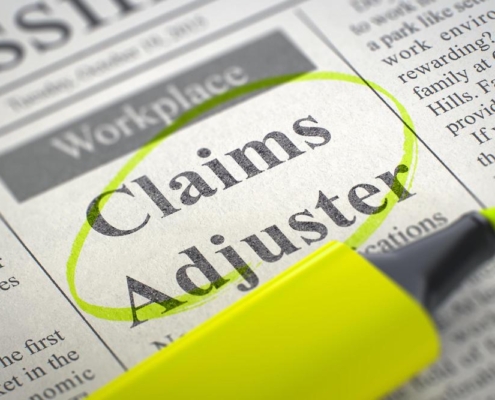 Ad for claims adjuster
